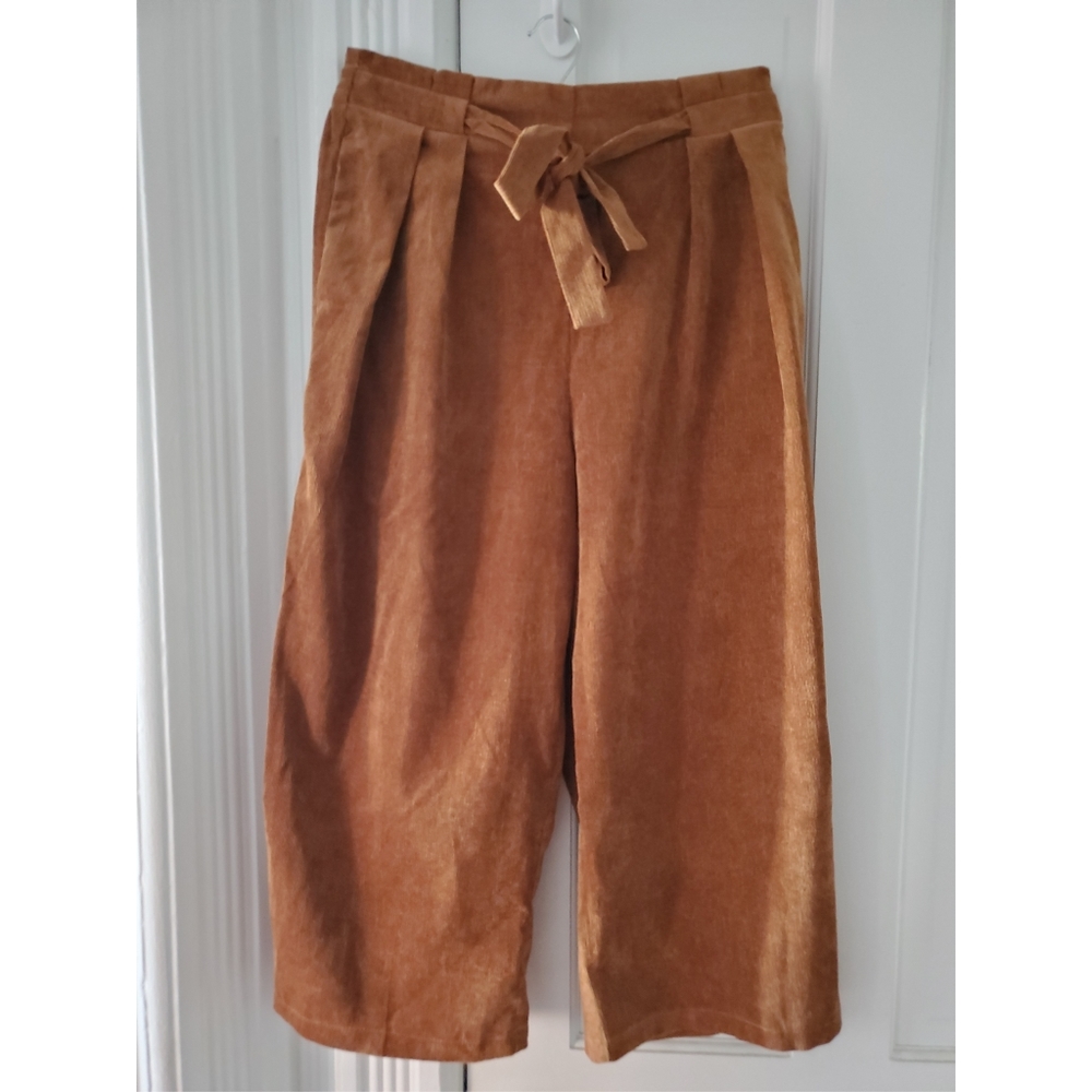 Stelen cropped wide leg pants